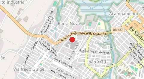 Mapa de Barra Nova