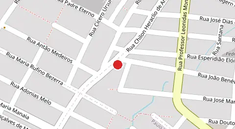 Mapa da localização