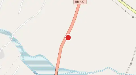 Mapa de Br 427