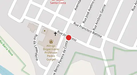 Mapa da localização