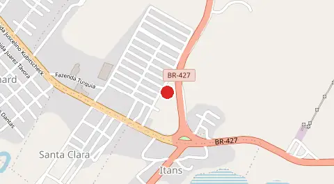 Mapa de Residencial Itans
