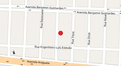 Mapa da localização