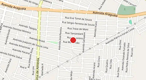 Mapa de Santos Dumont
