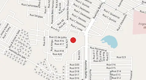 Mapa de Assentamento Jardim Tropical