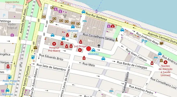 Mapa da localização
