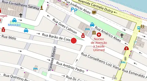 Mapa da localização