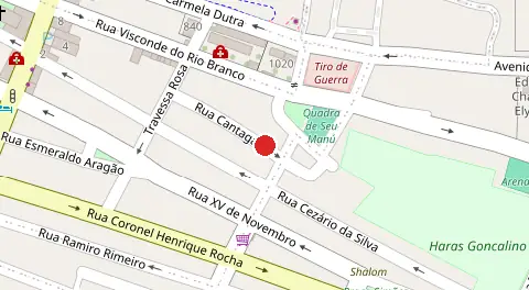 Mapa da localização