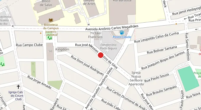 Mapa da localização