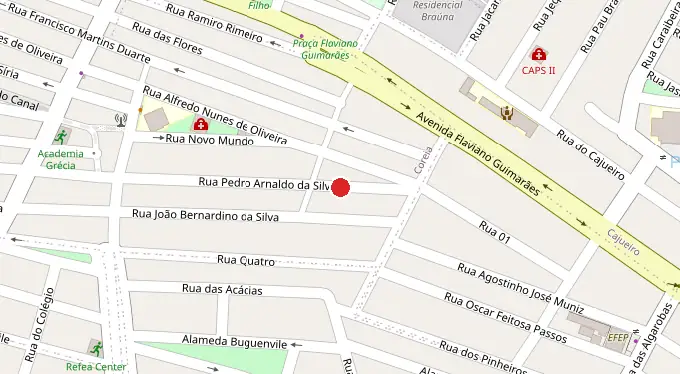 Mapa da localização