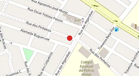 Mapa da localização