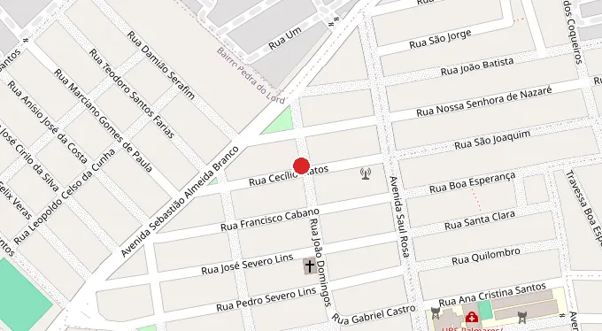 Mapa da localização