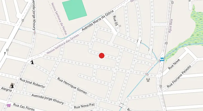 Mapa da localização