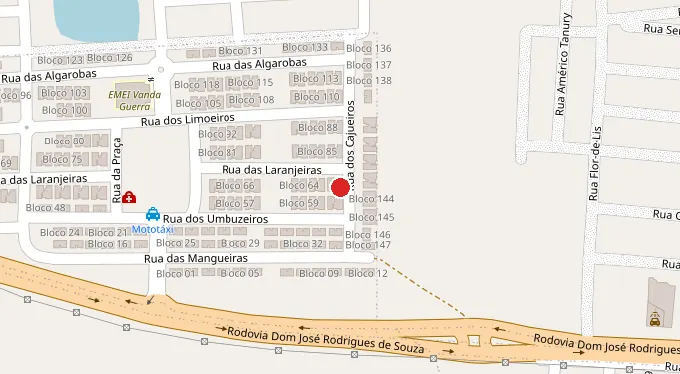Mapa da localização