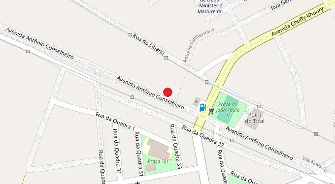 Mapa da localização