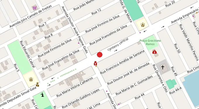 Mapa da localização