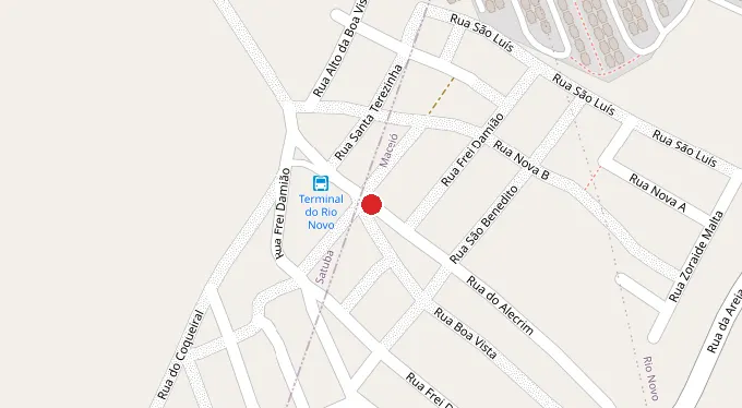 Mapa da localização