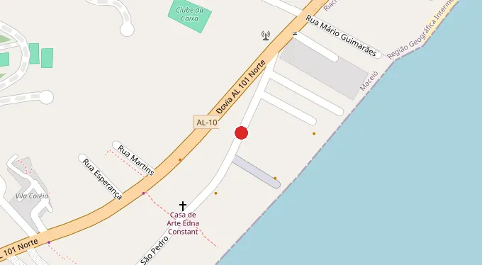 Mapa da localização