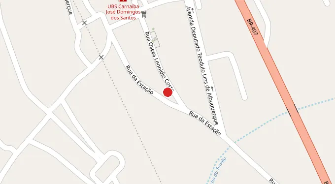 Mapa da localização