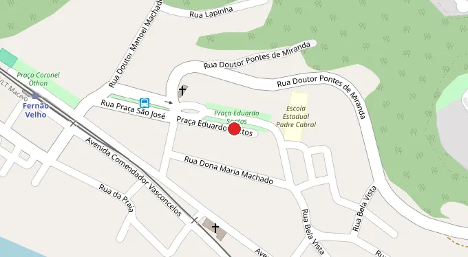 Mapa da localização