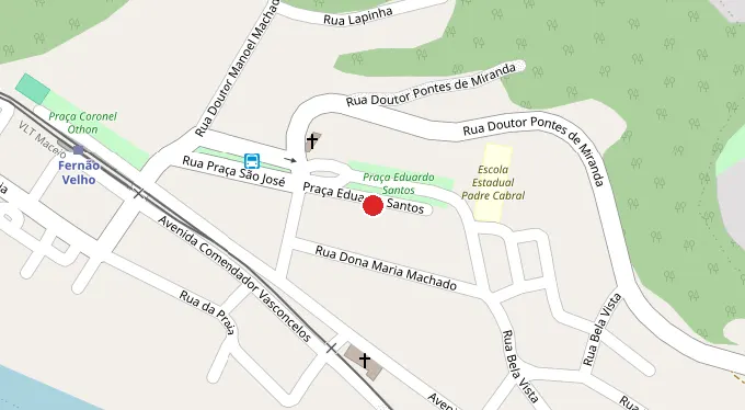 Mapa da localização