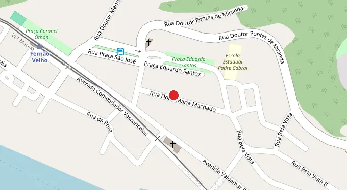Mapa da localização