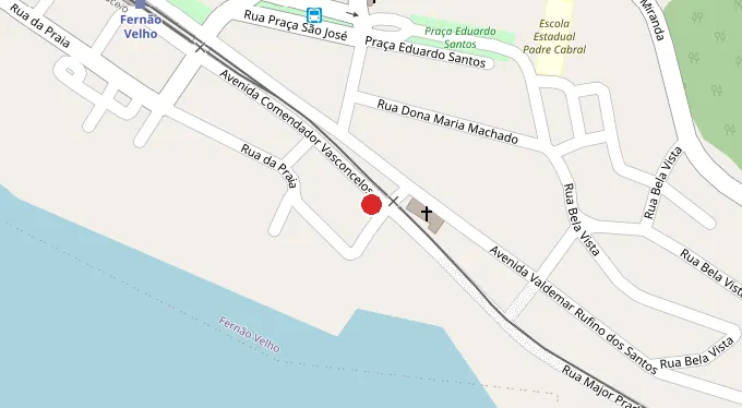 Mapa da localização