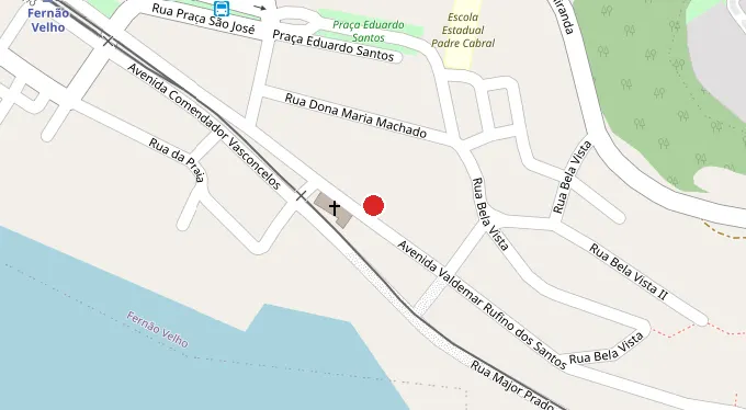 Mapa da localização