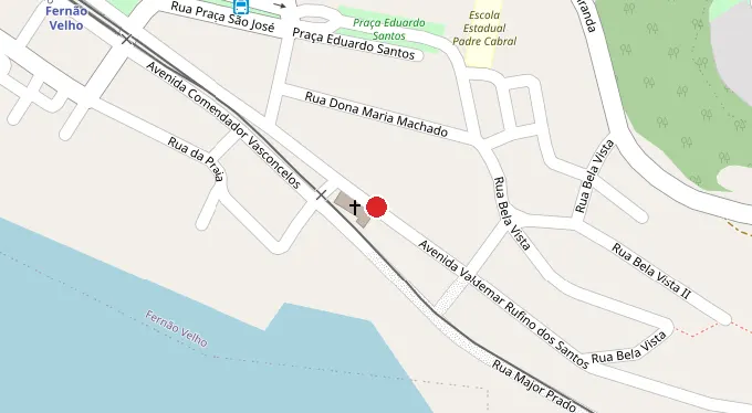 Mapa da localização