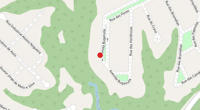 Mapa da localização
