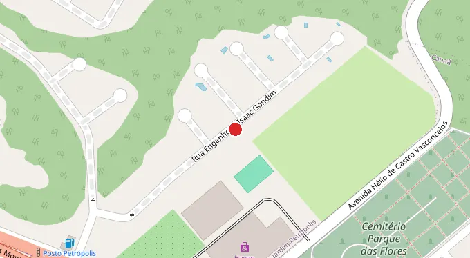 Mapa da localização