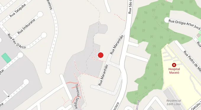 Mapa da localização