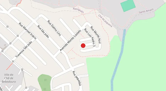 Mapa da localização
