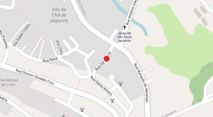 Mapa da localização