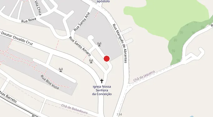 Mapa da localização