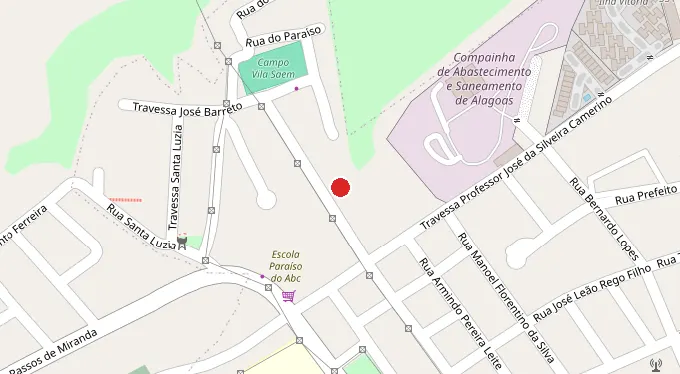 Mapa da localização