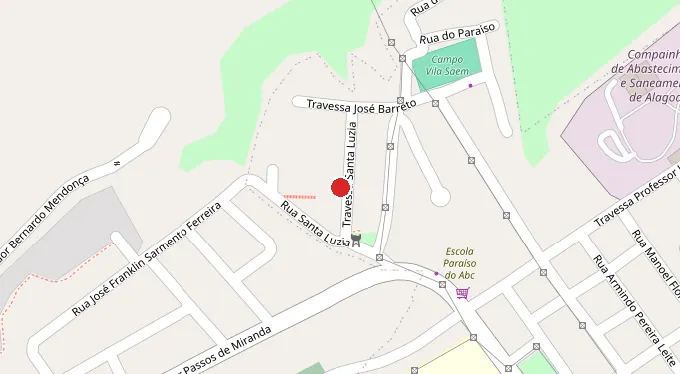 Mapa da localização
