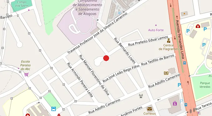 Mapa da localização