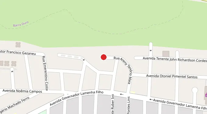 Mapa da localização