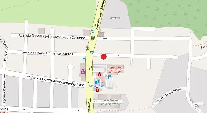 Mapa da localização