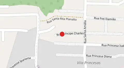 Mapa da localização