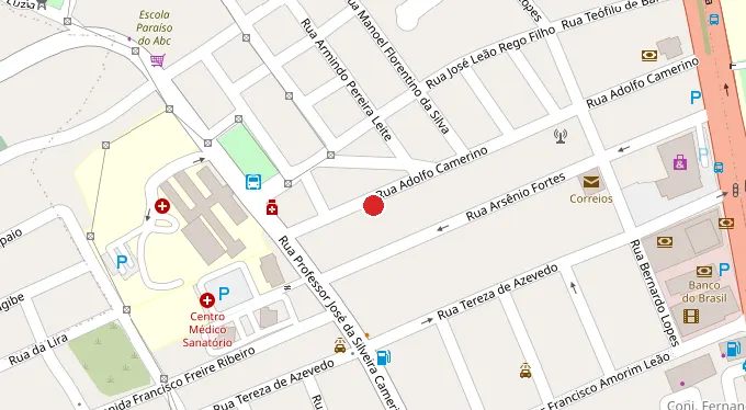 Mapa da localização