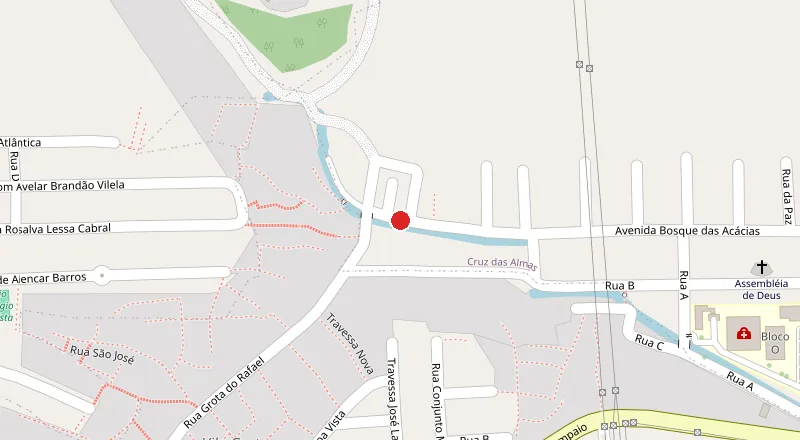 Mapa da localização