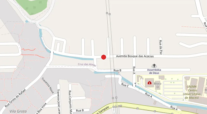 Mapa da localização