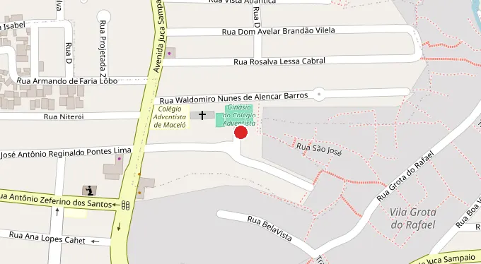 Mapa da localização