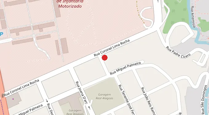 Mapa da localização