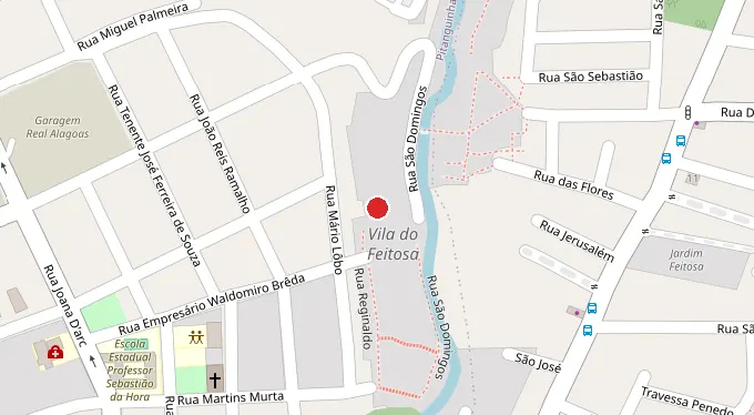 Mapa da localização
