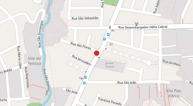 Mapa da localização