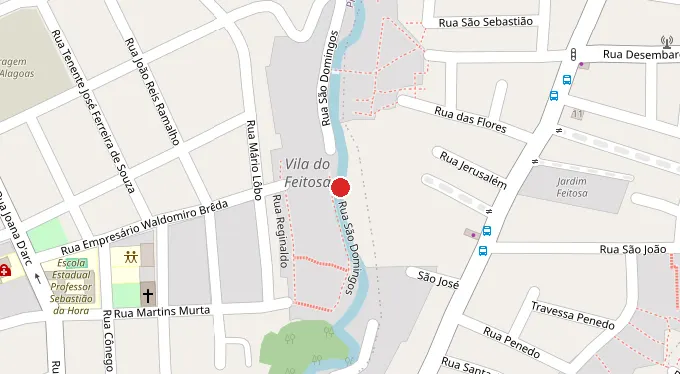Mapa da localização