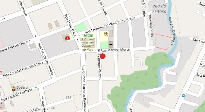 Mapa da localização