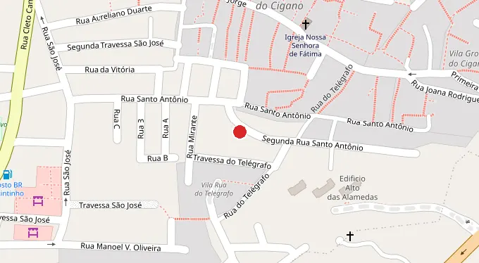 Mapa da localização